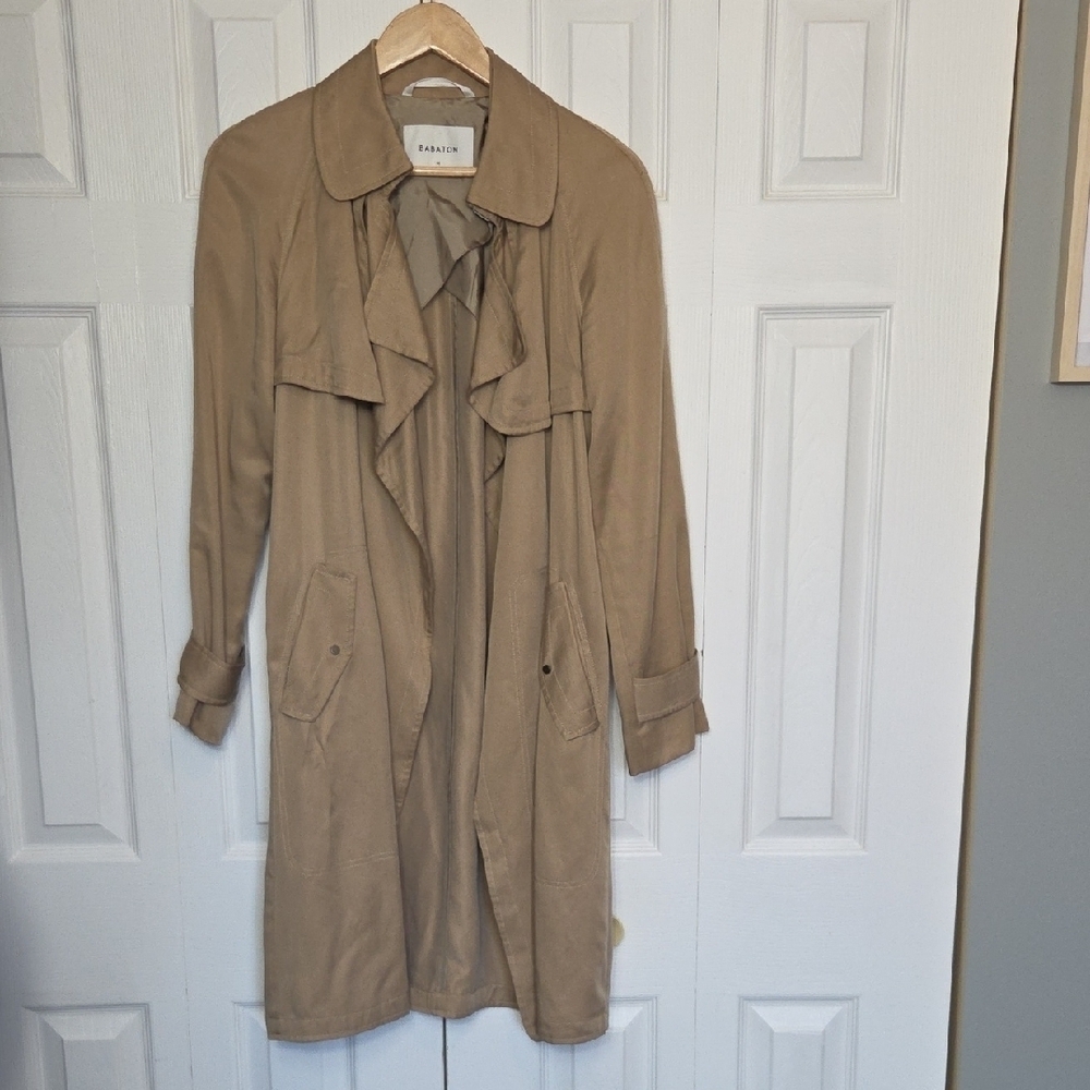 Babaton Tan Trench Coat